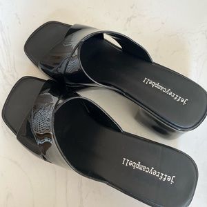 Jeffrey Campbell Bubblegum Plastic Sandals